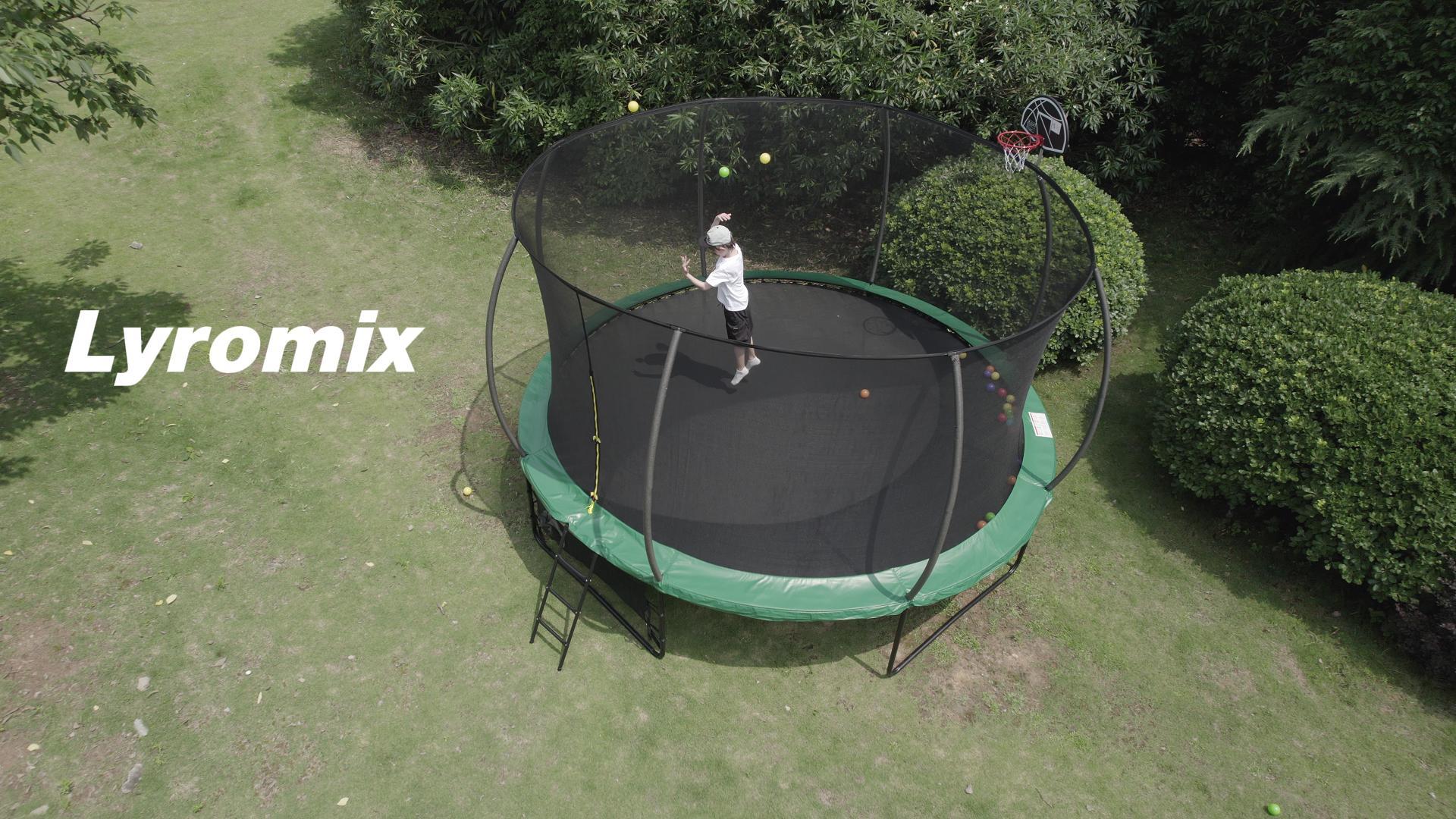 Amazon.com : Lyromix 16FT Outdoor Trampolines for Kids and Adults